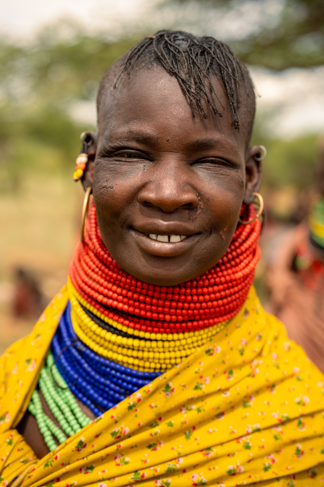 Porträt einer Frau aus Karamoja